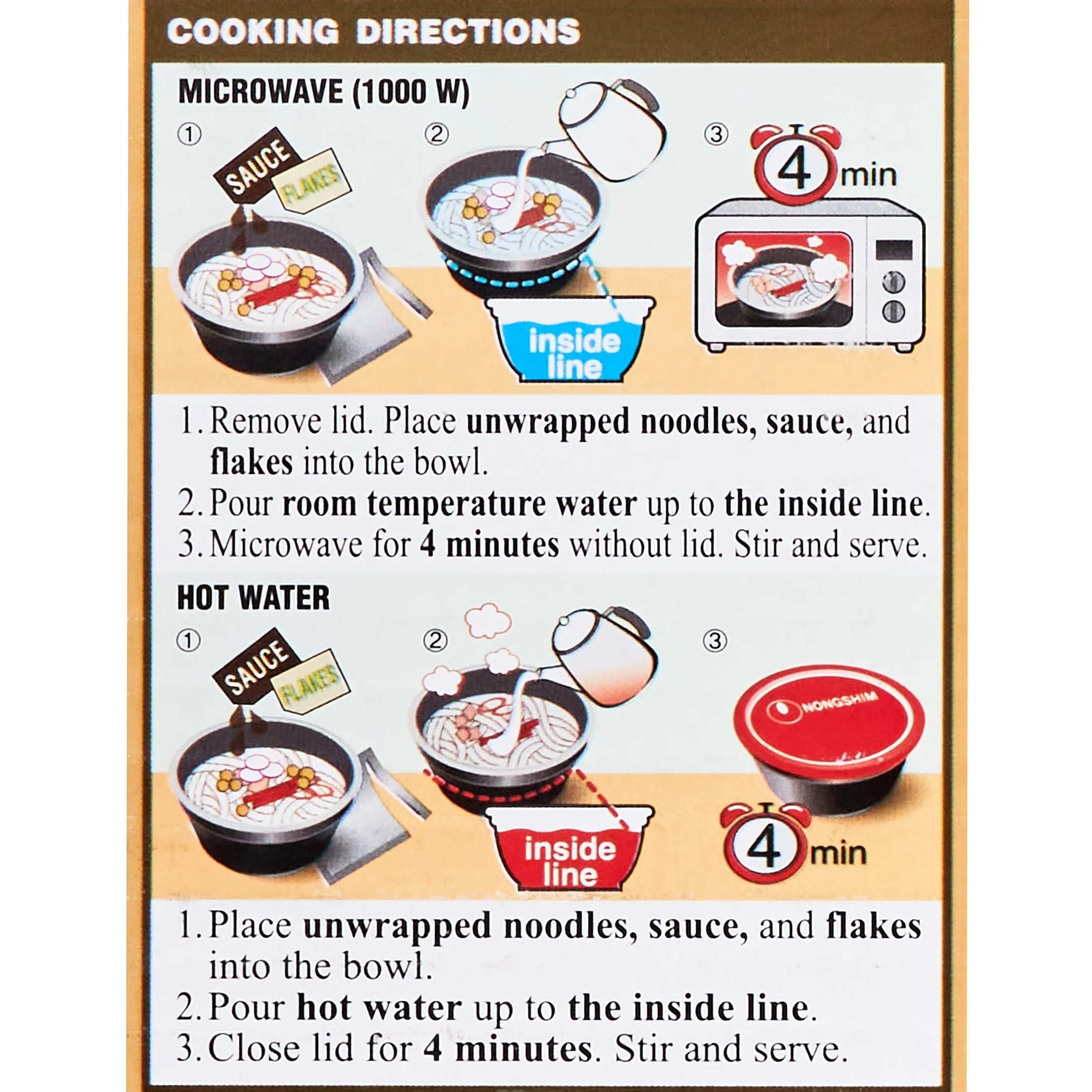 Udon Noodle Soup Bowl, 9.73oz x 6 Count X145873