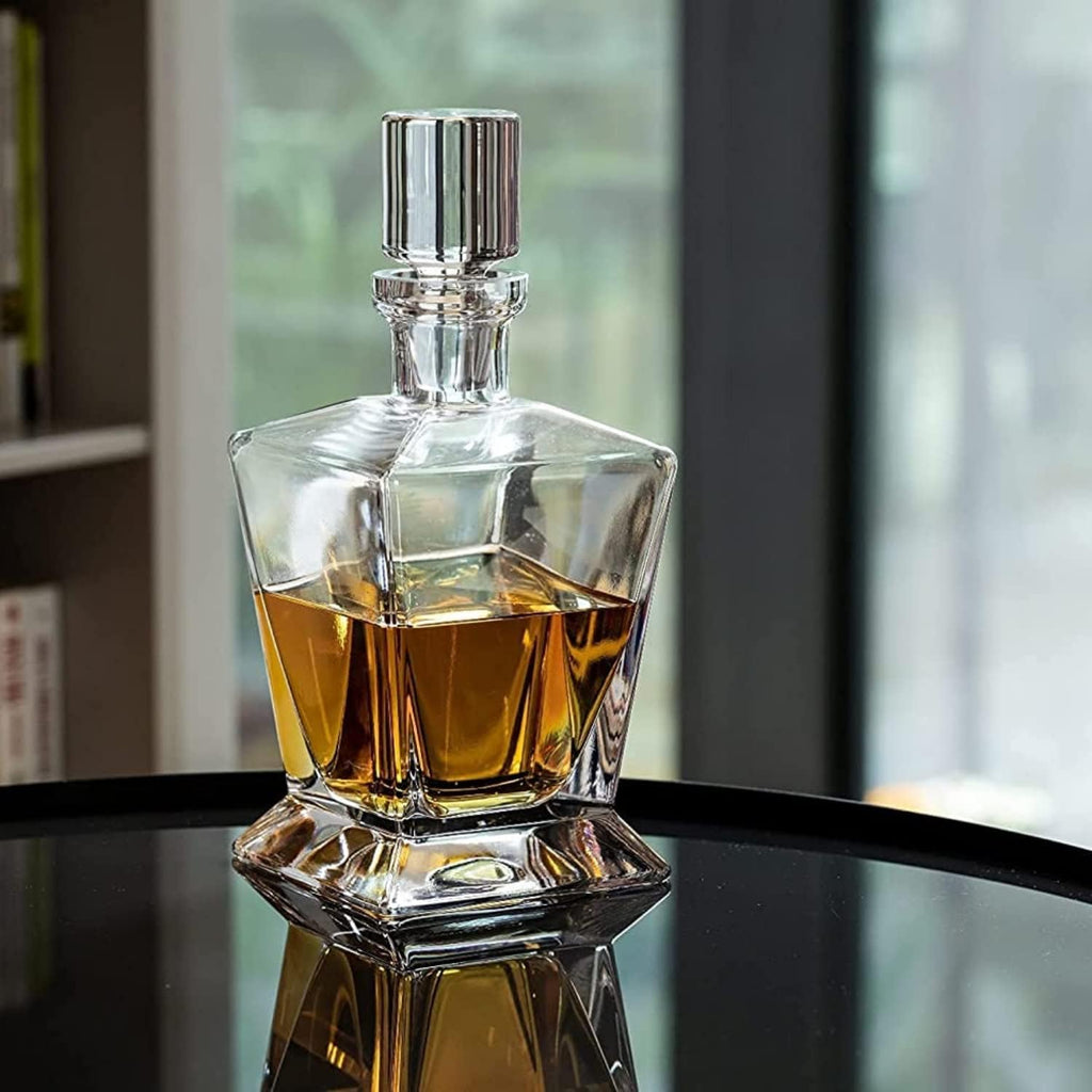 Whiskey Decanter Carafe with Stopper, 25.4 oz K92216