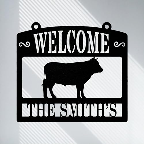 Customizable Metal Signs for Farmhouse Outdoor Decor J84106