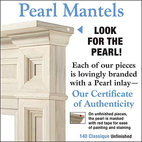 Fireplace Mantel Surround, Interior Width 56", Unfinished J902