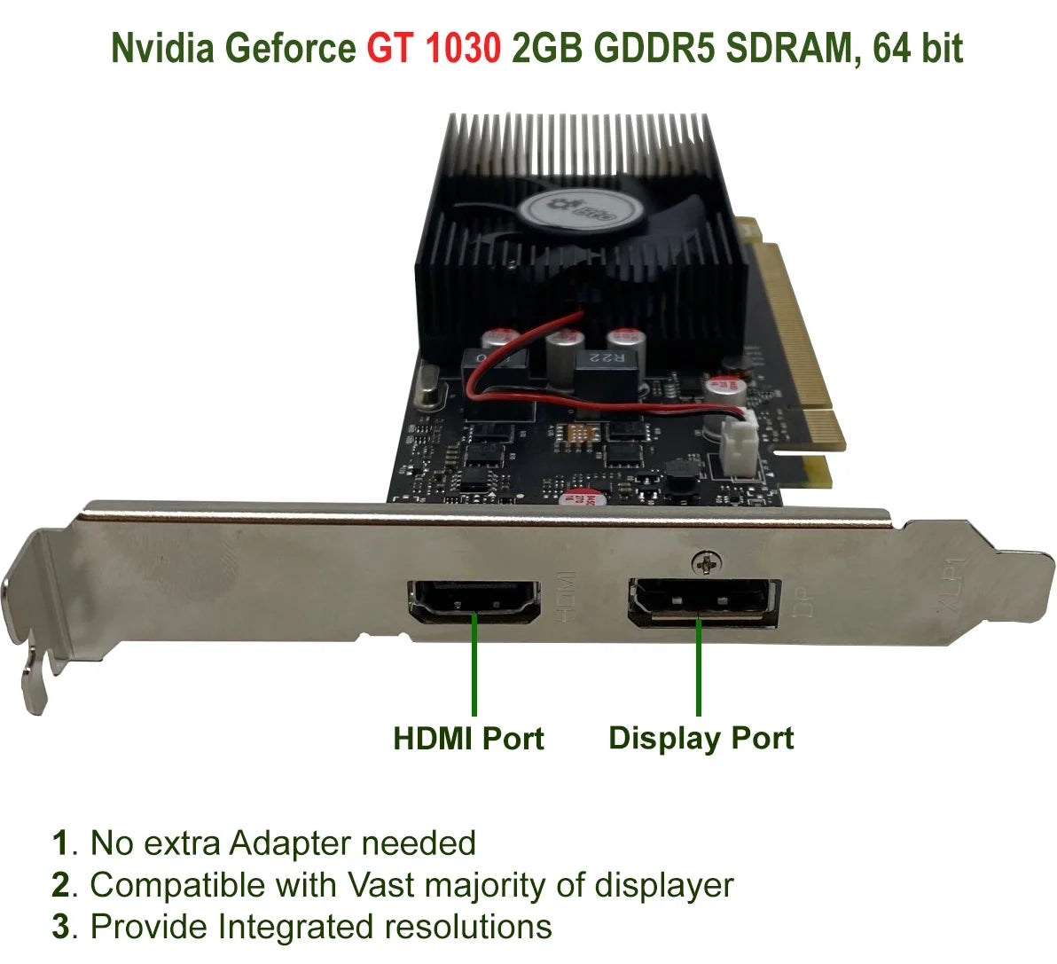 Gaming Desktop Tower PC Intel Core i5 16GB RAM 1TB HDD 22 inch Monitor GT 1030 WiFi DVD Windows 10 U3181
