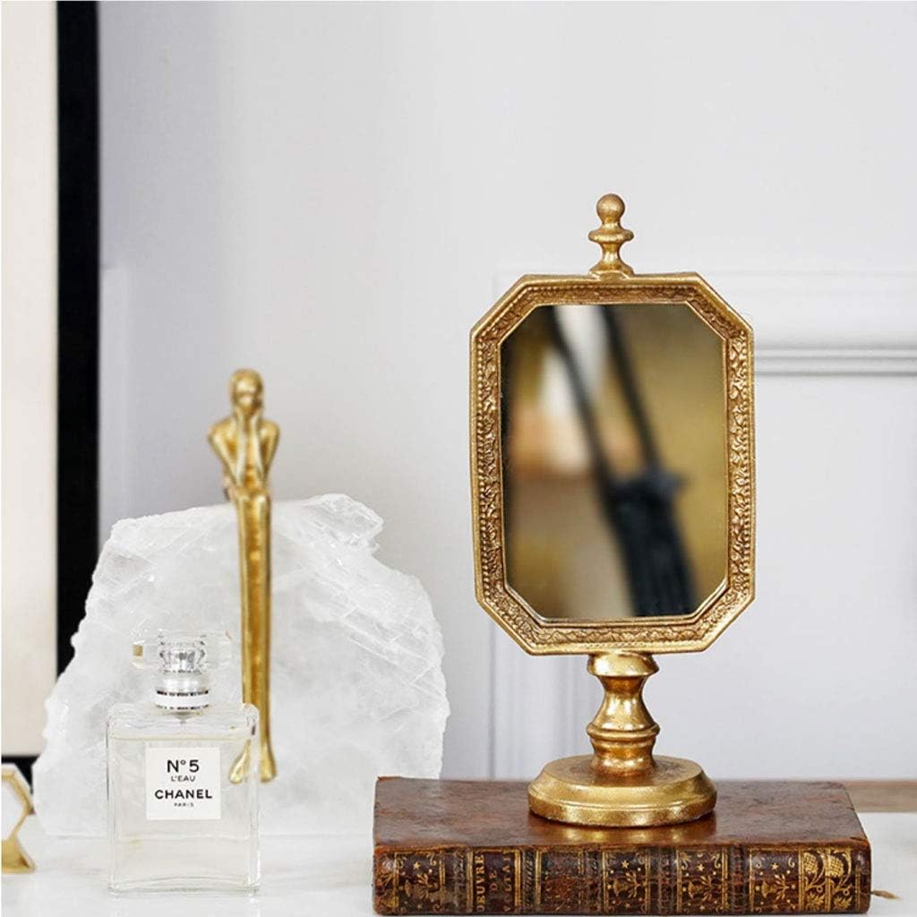 Retro Folding Table Mirror for Makeup and Home Decor H6448