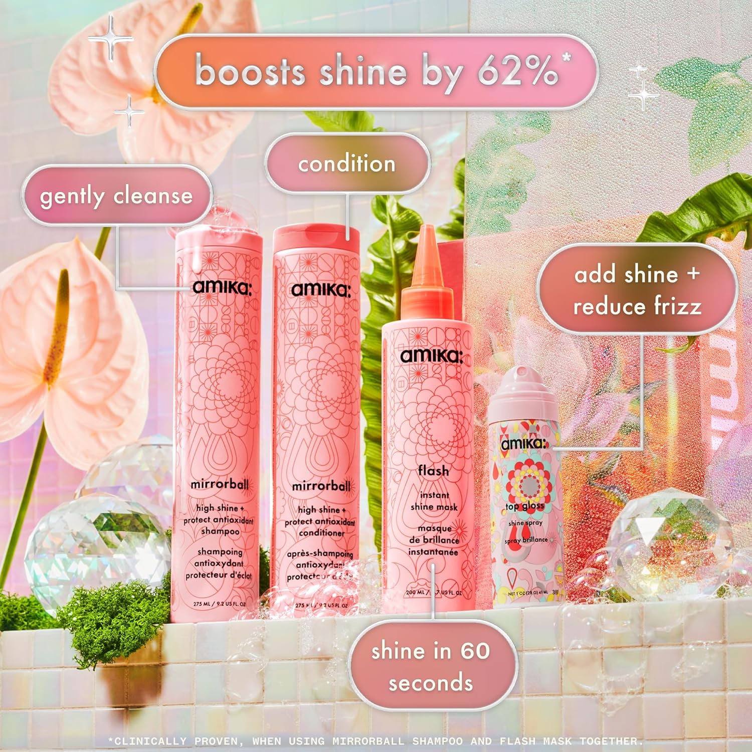 Shine and protect hair care set E5373