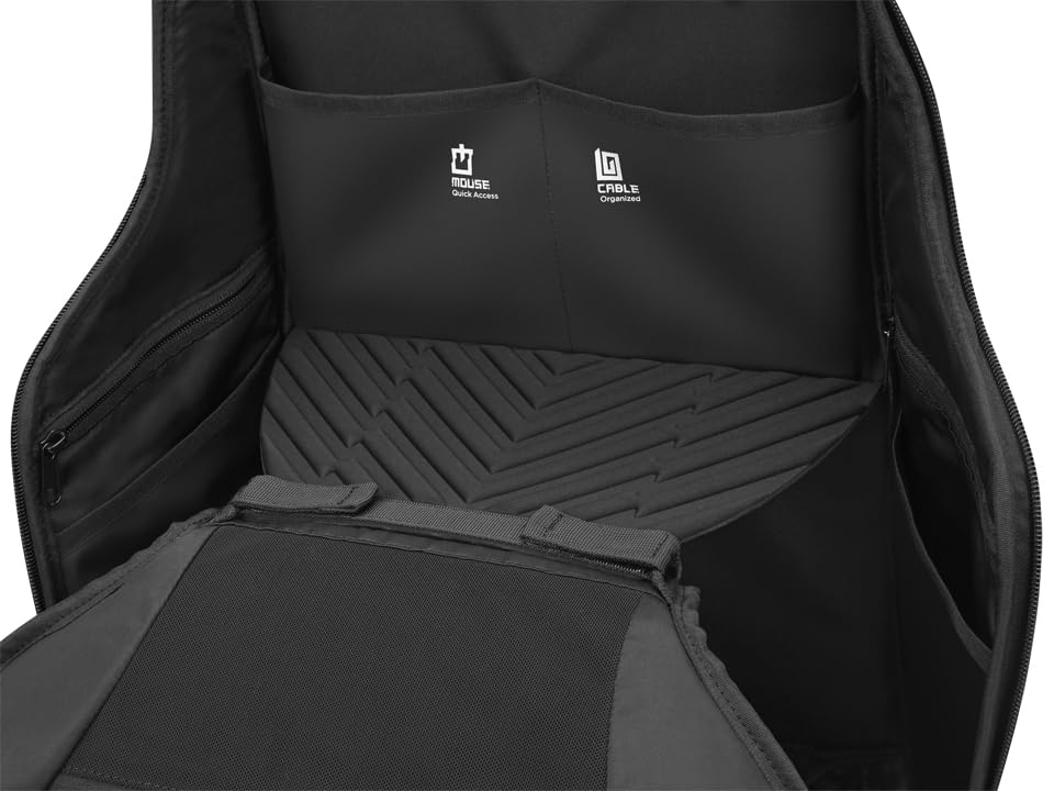 Gaming Laptop Bag with Double-Layered Protection and Storage Pockets J455