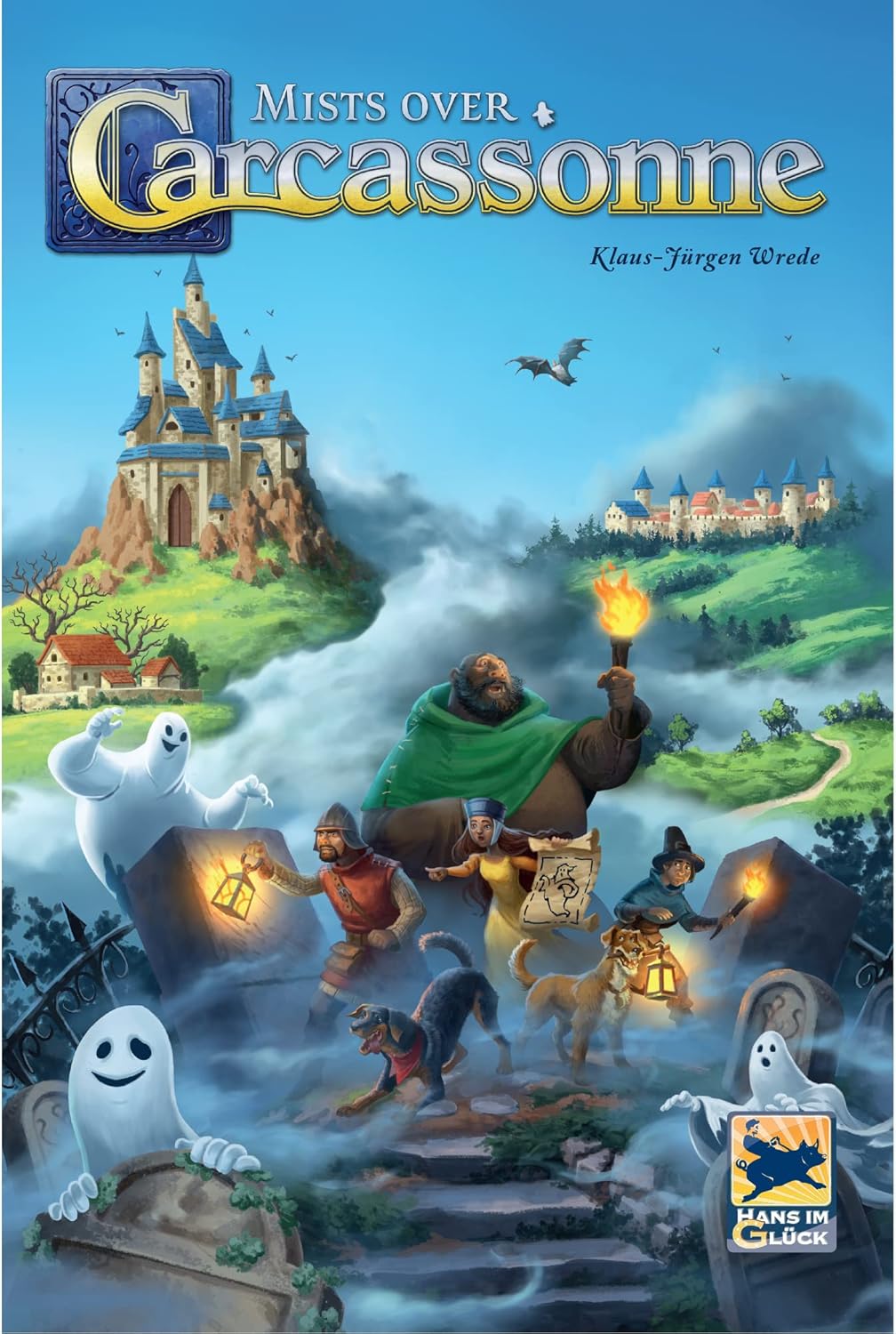 Mists Over Carcassonne Board Game | Territory Building Strategy Game | Cooperative Family Game for Kids and Adults | Ages 8+ | 2-6 Players | Average Playtime 45 Minutes P85872