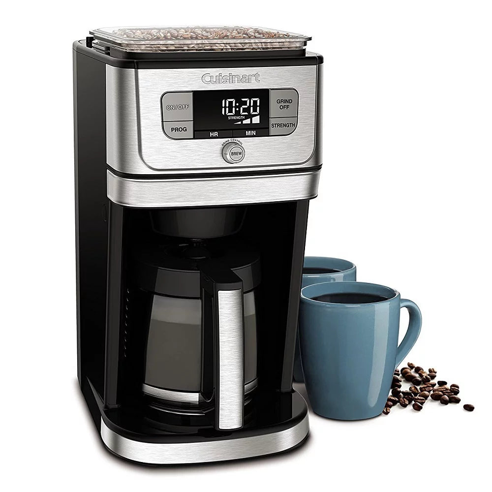 12 Cup Automatic Burr Grind and Brew Coffeemaker with Tumbler M484