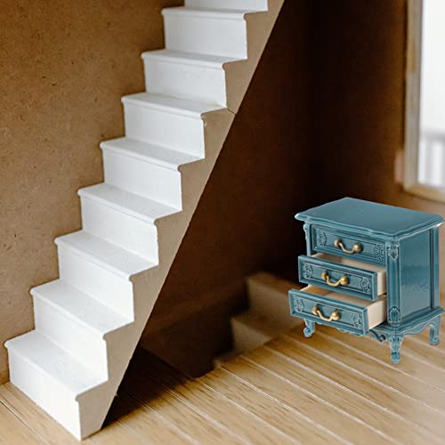 Wood Dresser Miniature Cabinet Dollhouse Vintage Furniture Chest of Drawer Model V505