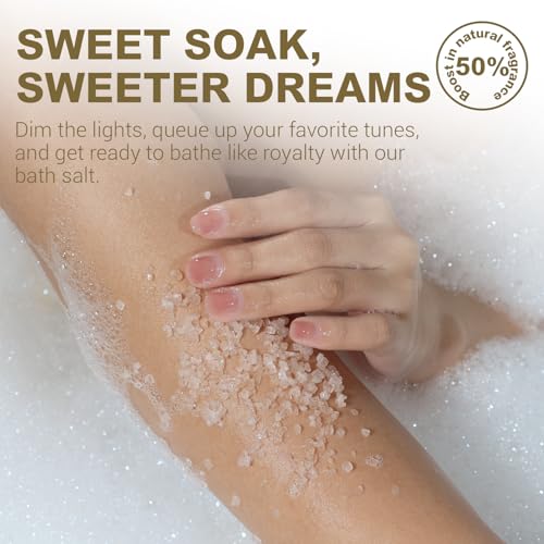 Vanilla Bath Gift Set for Women with Bubble Bath and Body Lotion X266