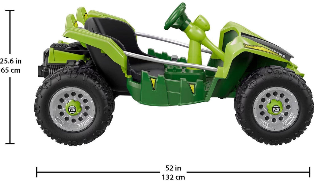 12V Battery-Powered Ride-On Vehicle with Storage Area, Green X41766
