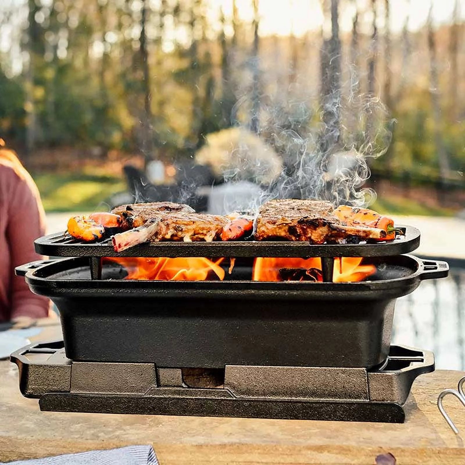 Cast Iron Charcoal Grill C7003