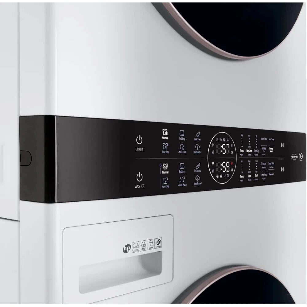 Combination Washer Electric Dryer Gray Q73823