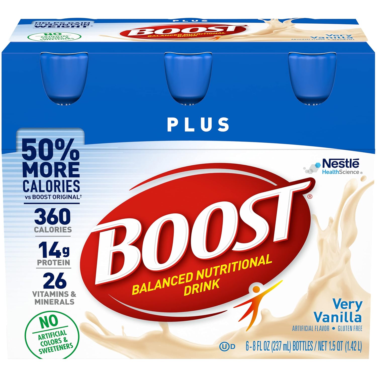 Nutritional Drink, Vanilla, 8 Fl Oz (Pack of 2) S3807