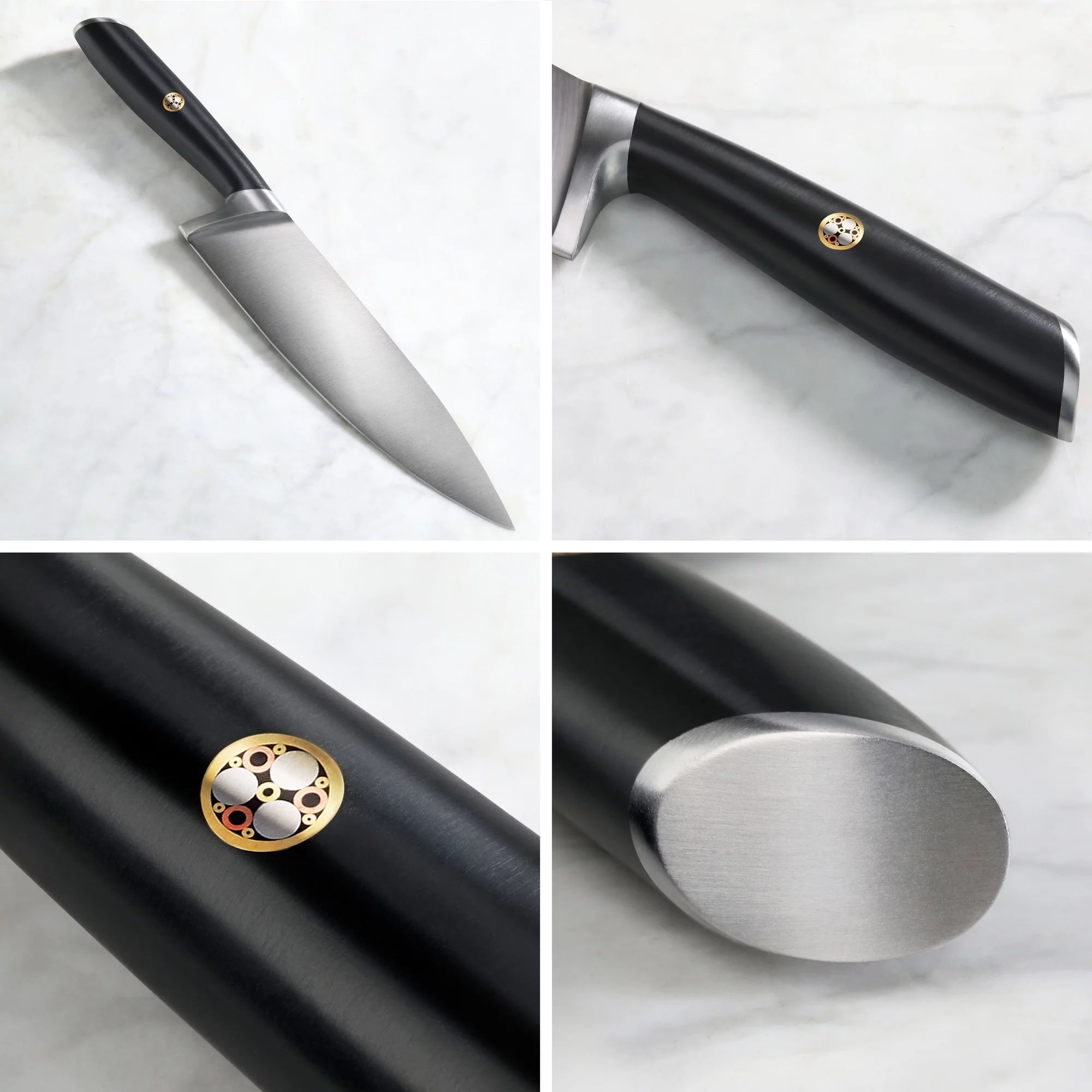 7" German Steel Santoku Knife N384