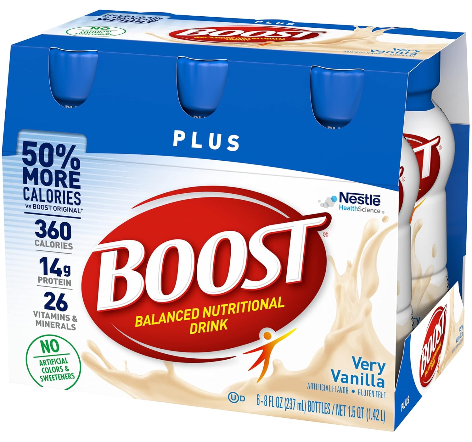 Nutritional Drink, Vanilla, 8 Fl Oz (Pack of 2) S3807