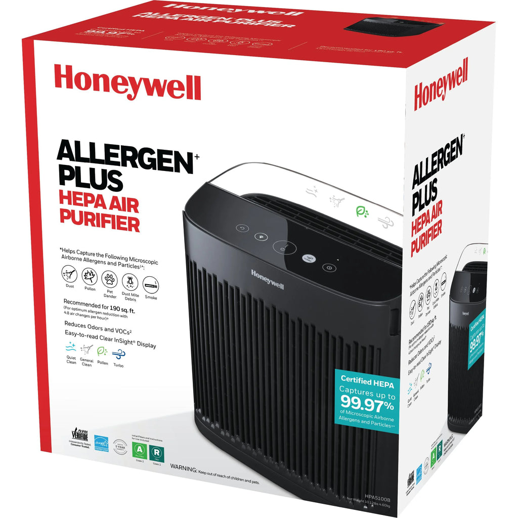HEPA Air Purifier for Allergen, Smoke, Pollen, Dust Reduction V410