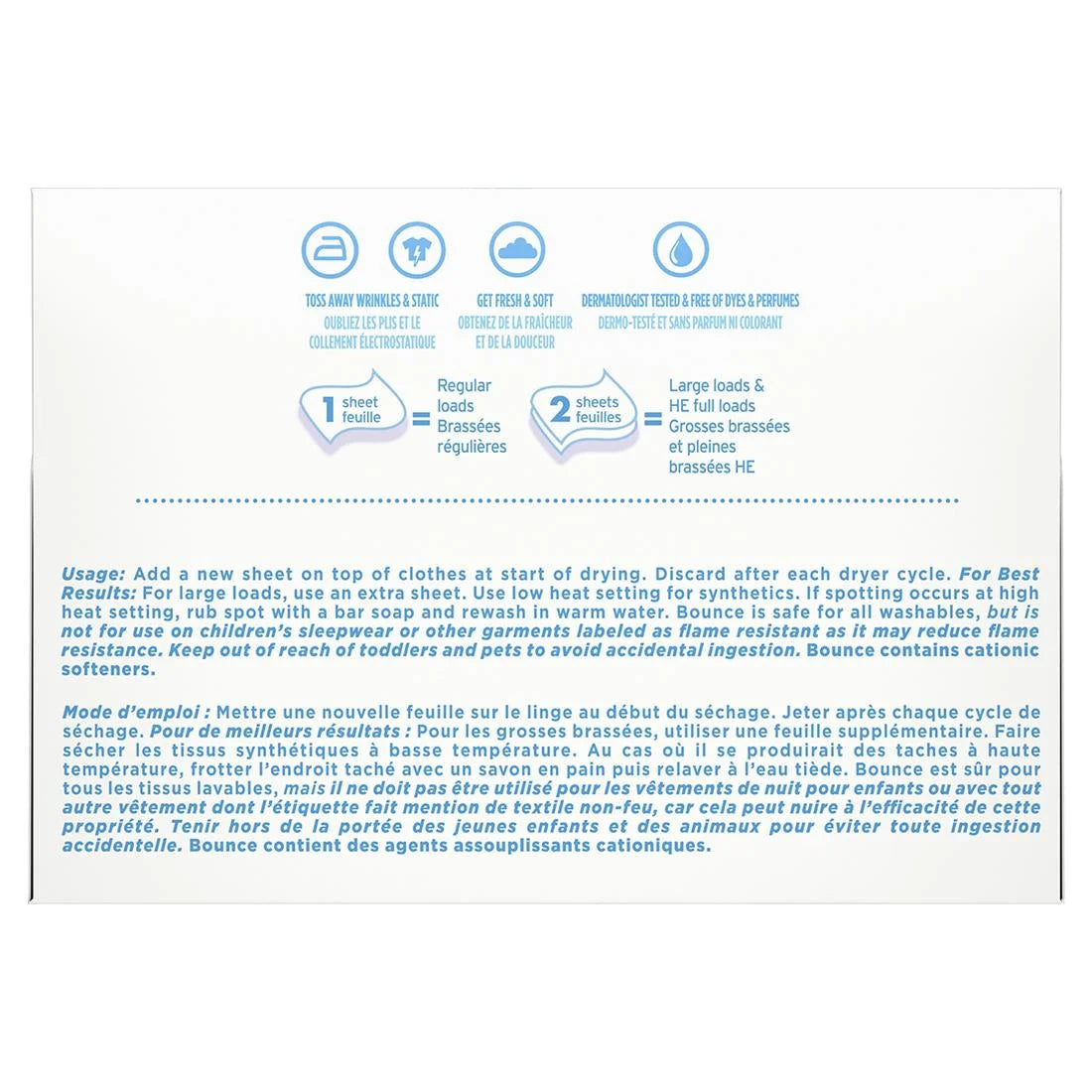 Unscented Dryer Sheets, 320 ct. P1113