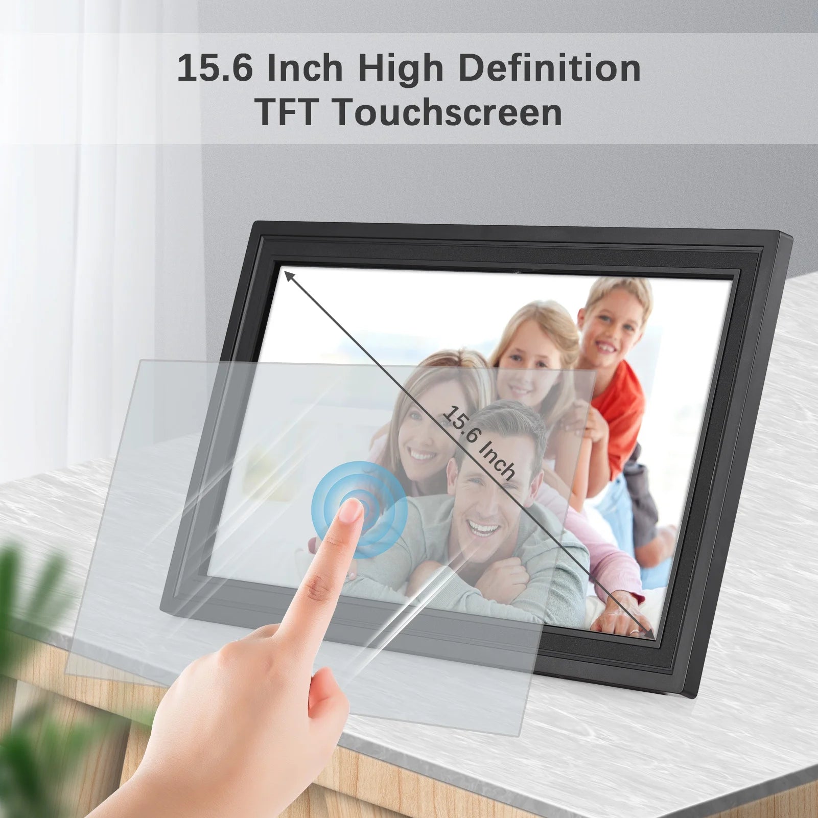 WiFi Digital Photo Frame 15.6-Inch 16GB Y13236