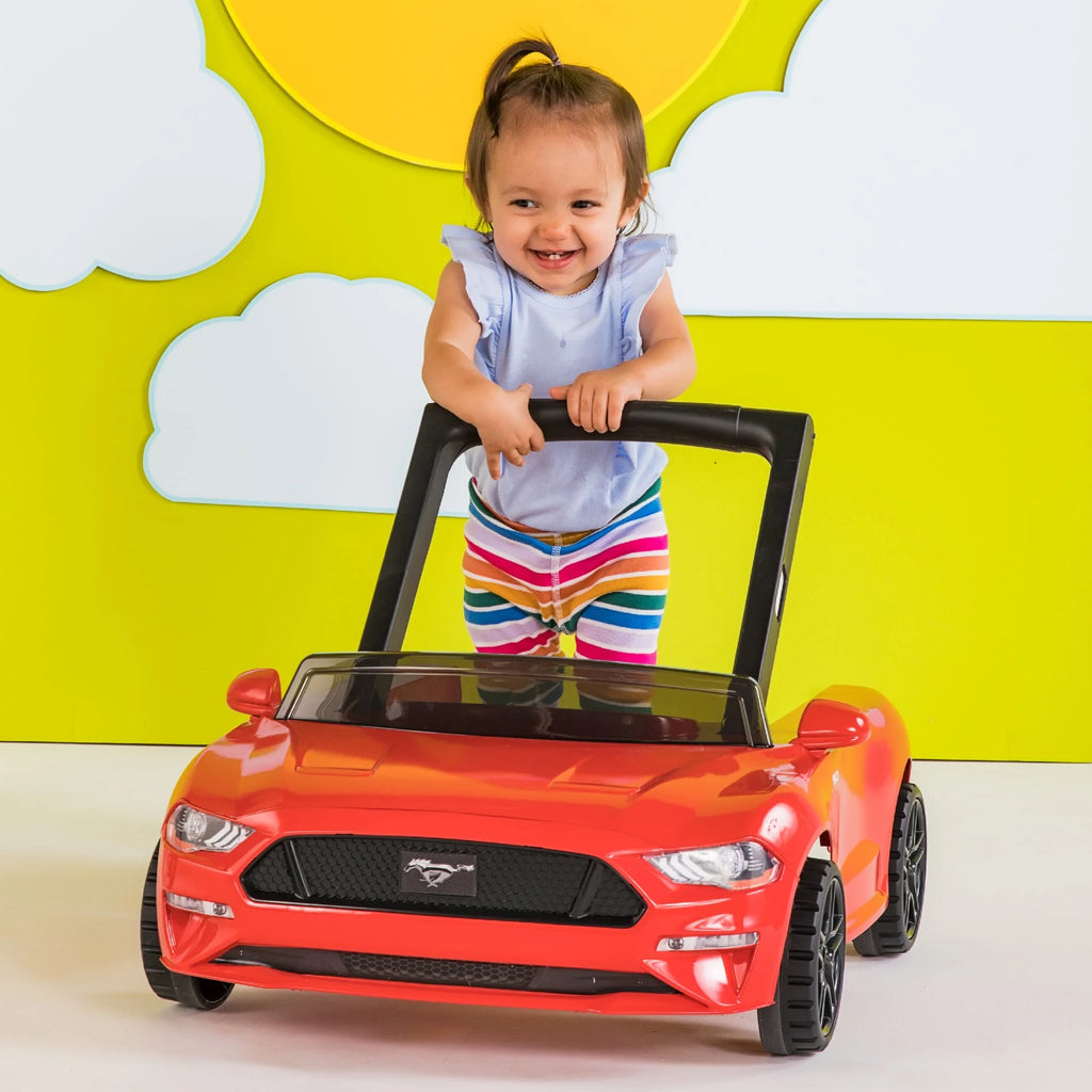 4-in-1 Adjustable Baby Walker with Removable Steering Wheel R395