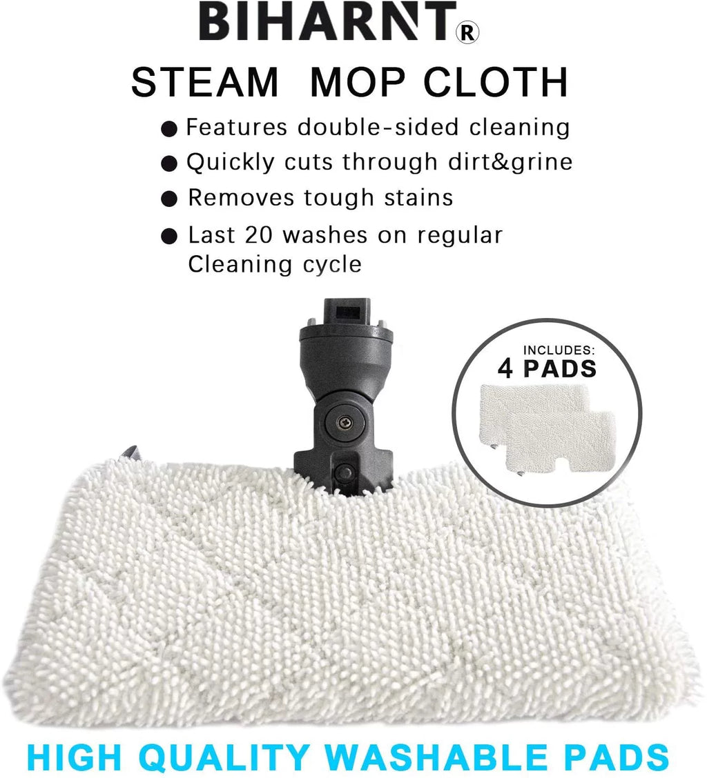 Replacement Mop Pads for Steam Mop, 4 Pack Y2814