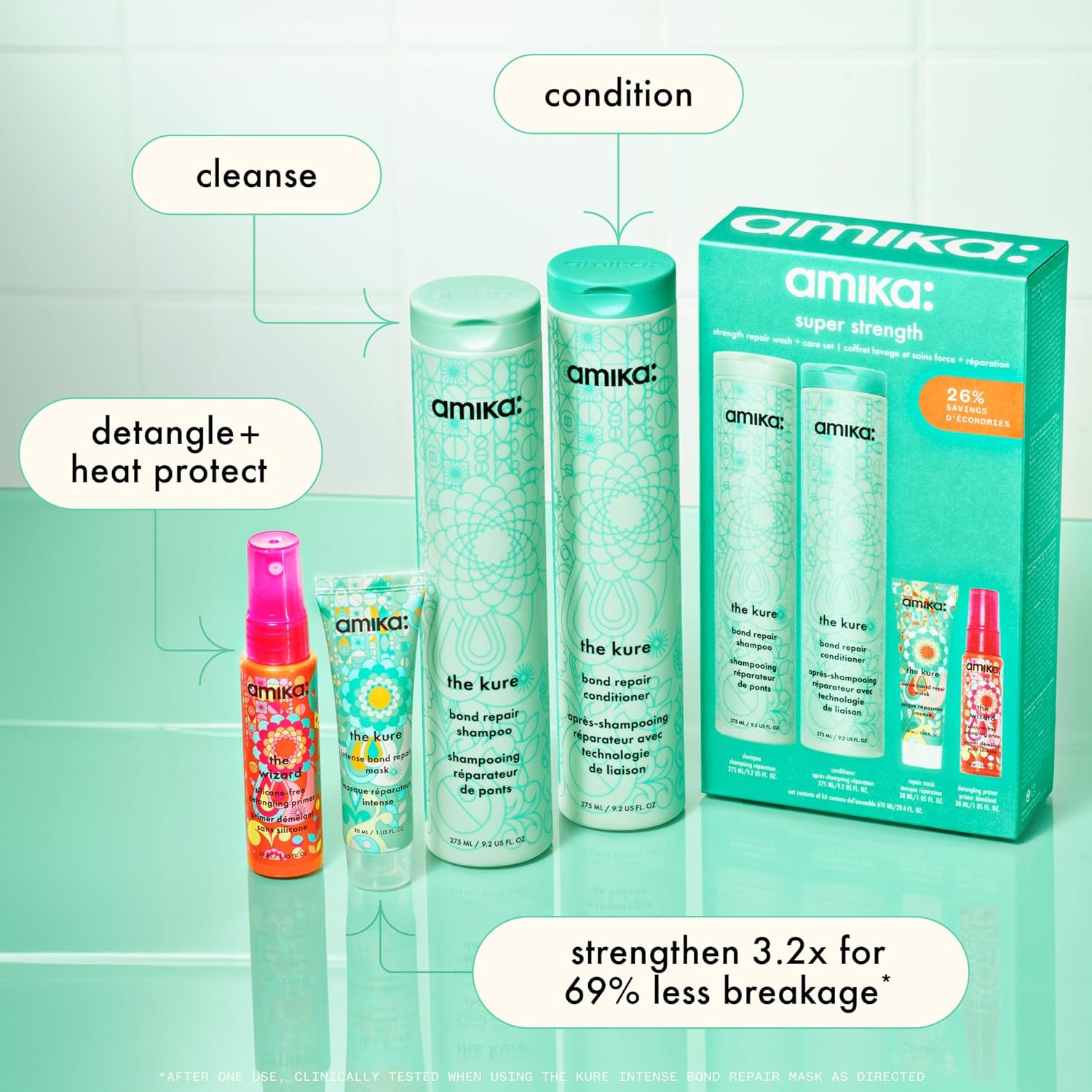 Repair shampoo and conditioner set J63722
