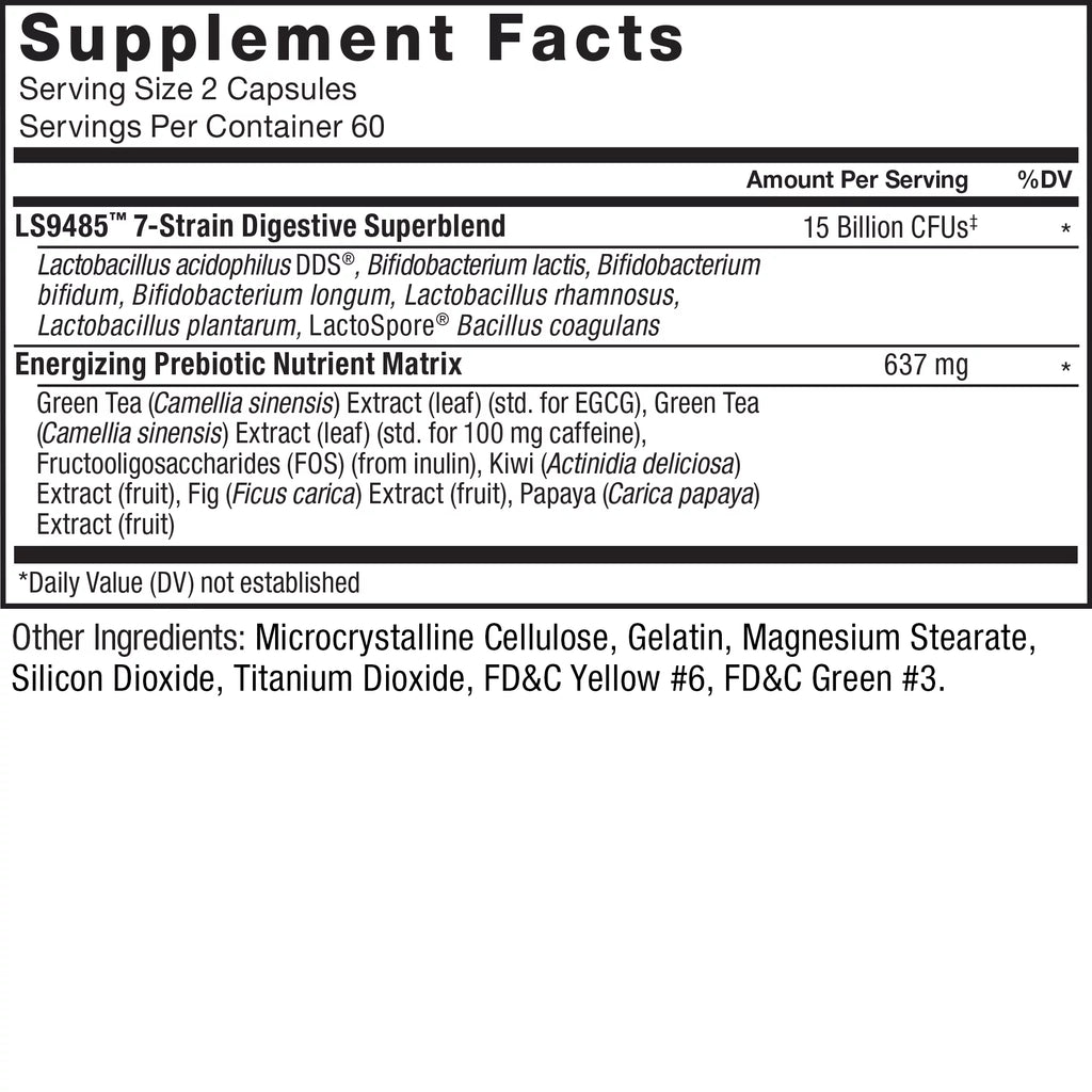 Probiotic Supplement, 30 Billion CFUs, 120 Capsules X85980