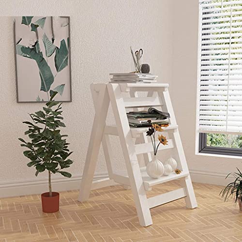 Folding 3-Step Wooden Step Stool F85365