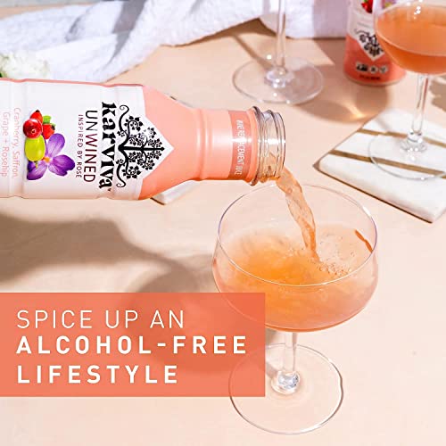 Non Alcoholic Wine, Organic All Natural Pack of 4, Gluten Free Wine Alternative with Herbs and Antioxidants R311