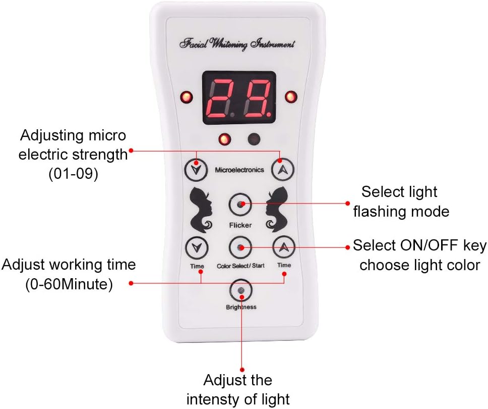 7 Colors Face and Neck Micro-Current Beauty Device T188