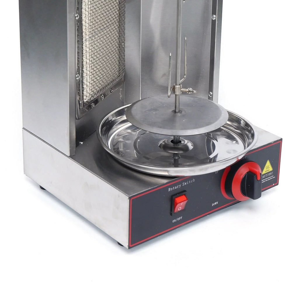 Vertical Gas Grill BBQ Rotisserie Smokeless Broiler W7687