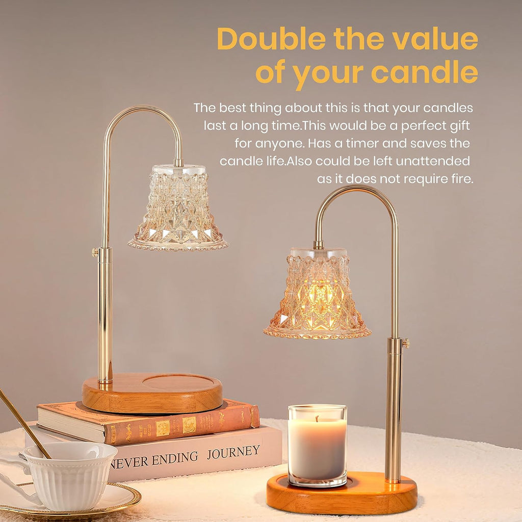 Candle Warmer Lamp with Timer and Dimmer for Jar Candles K512