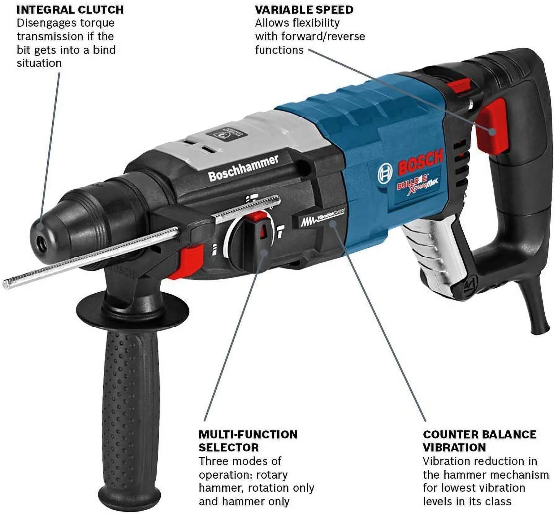 Rotary Hammer SDS Plus 1-1/8 Inch A4615