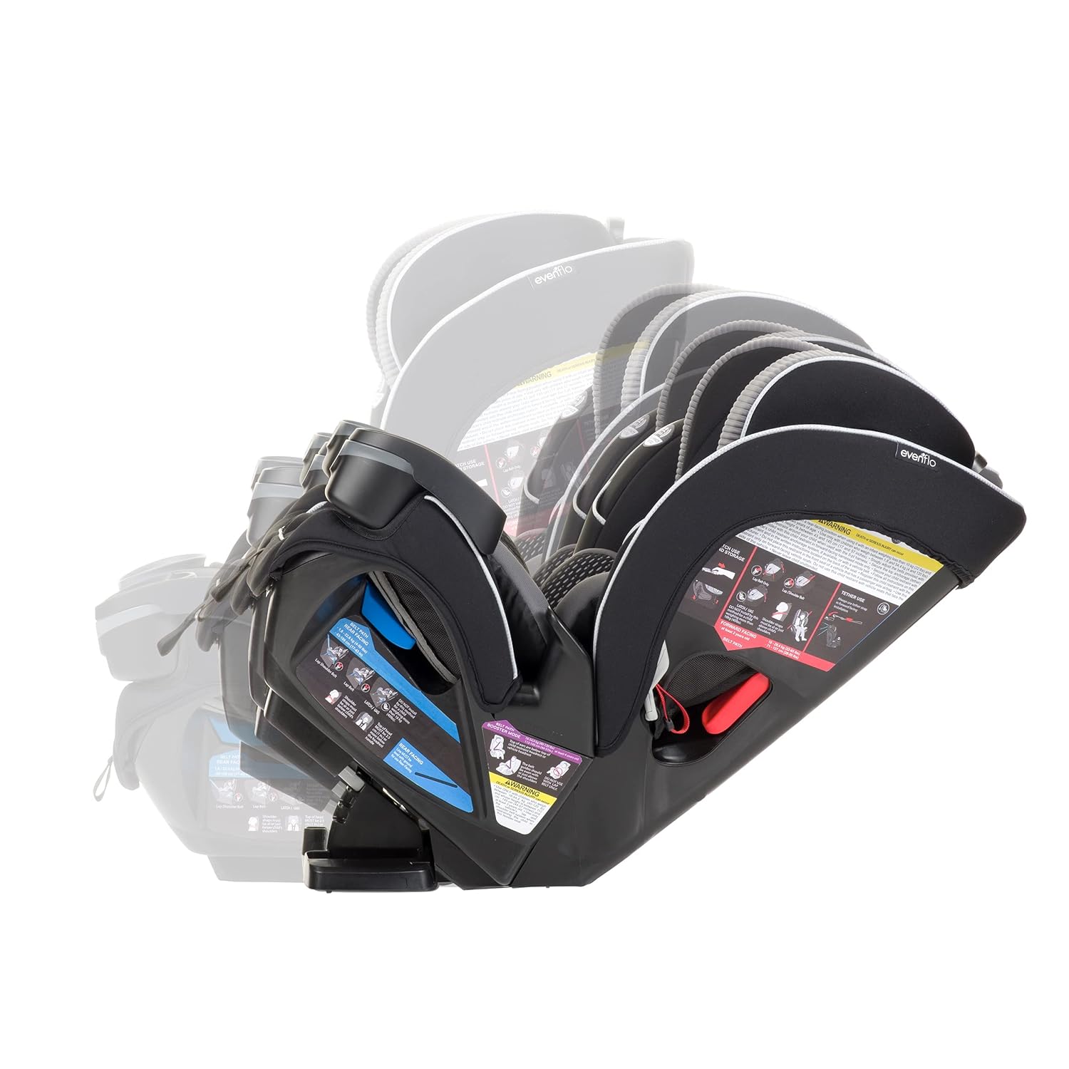 3-in-1 Convertible Car Seat and Forward Facing Booster Seat Bundle for Kids 2-8 Years Old B685650