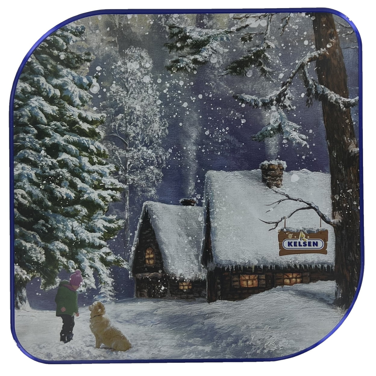 Danish Butter Cookies in Decorative Holiday Tin, 80 oz Y190