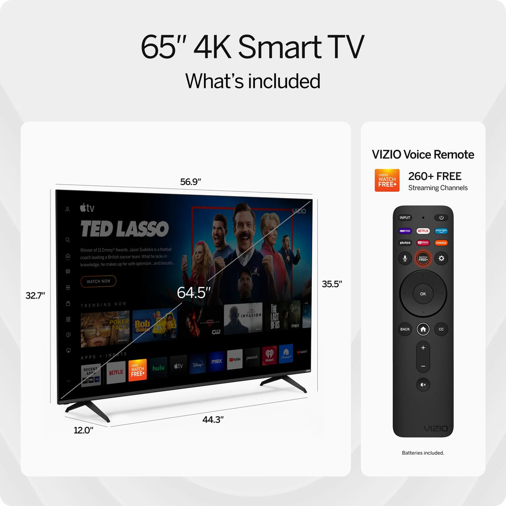 65" 4K LED HDR Smart TV D933