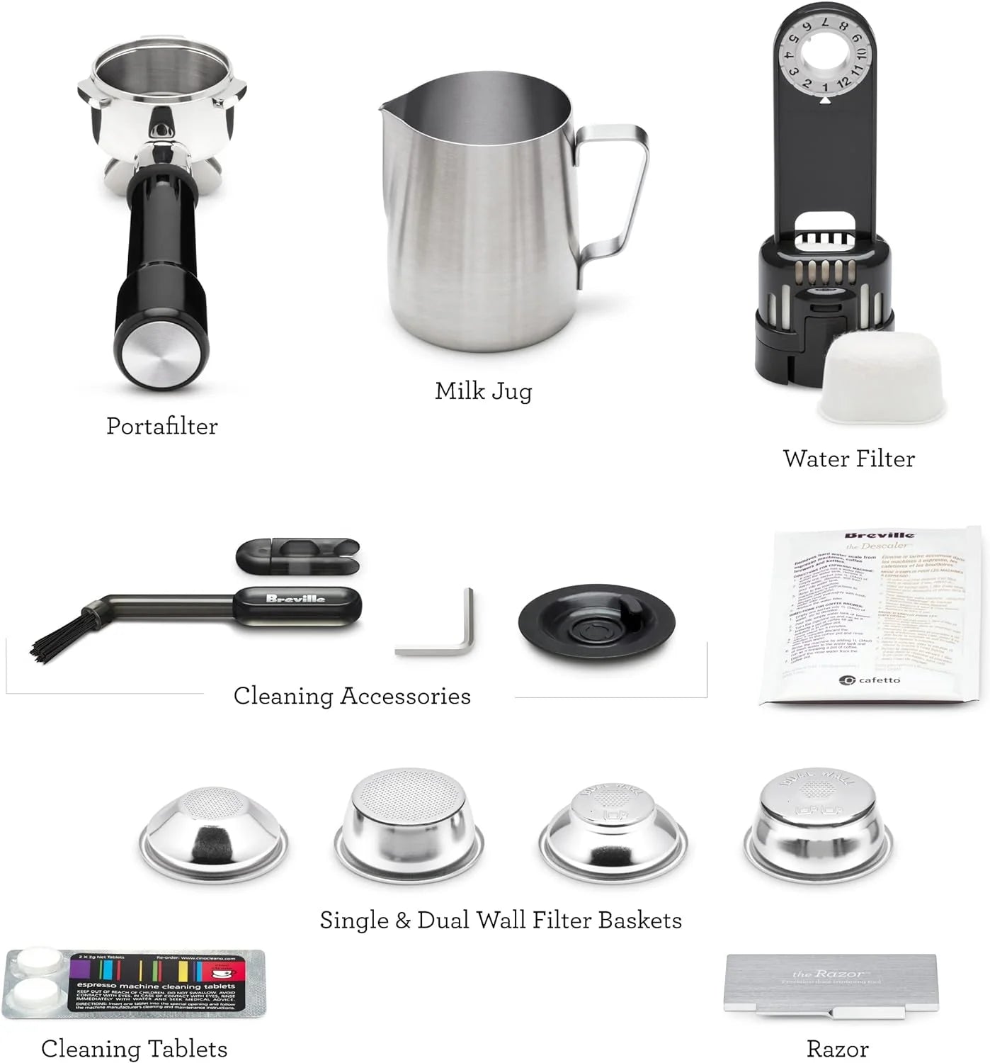Espresso Machine, 2 Liters, Stainless Steel T171
