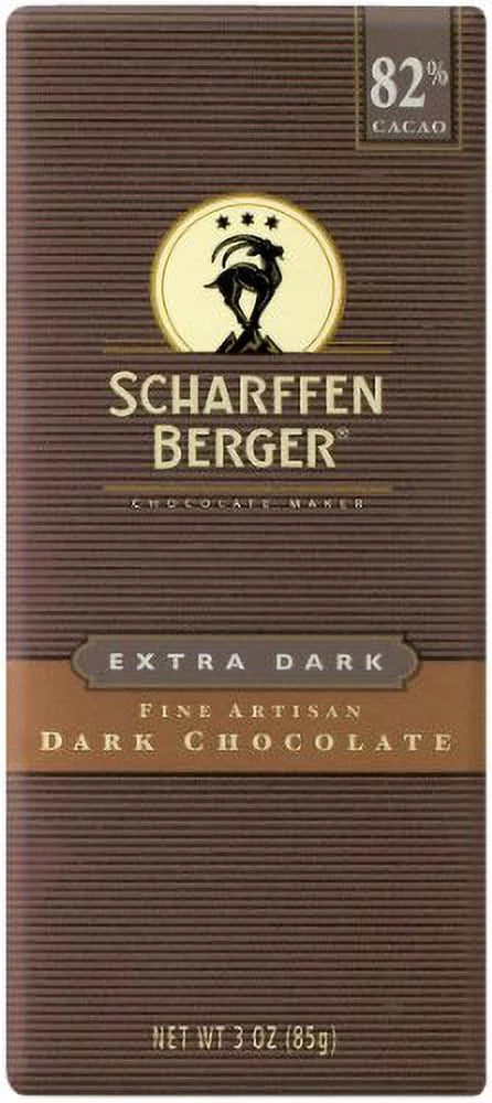 Extra Dark Artisan Chocolate Bars, 3 oz, 6-Pack U448