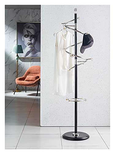 Stainless Steel Floor Coat Rack with Hat Hanger O17017