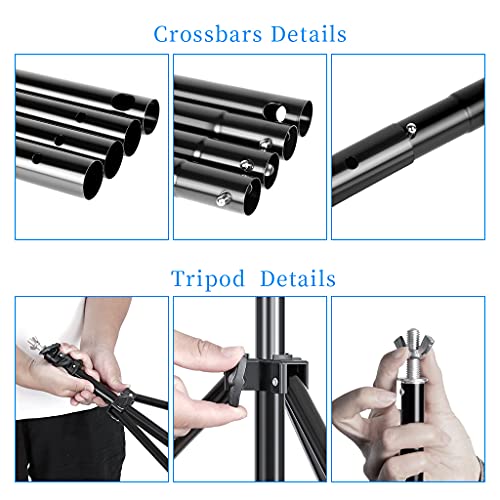 Photo Video Studio Backdrop Stand 2x3m with Carry Bag J454729
