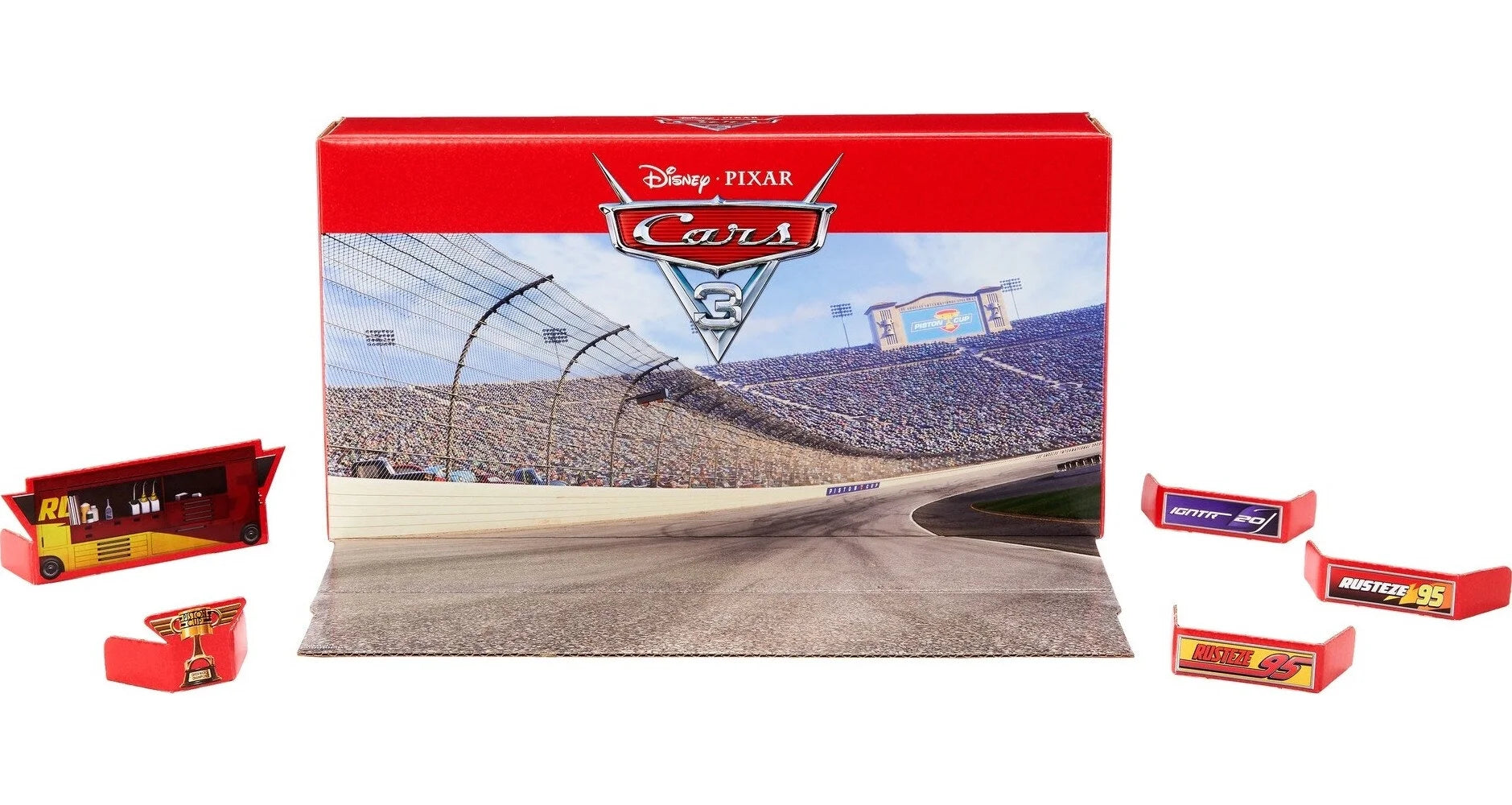 Cars 3 Vehicle 5-Pack Collection, Set of 4 Toy Cars & 1 Truck F4693