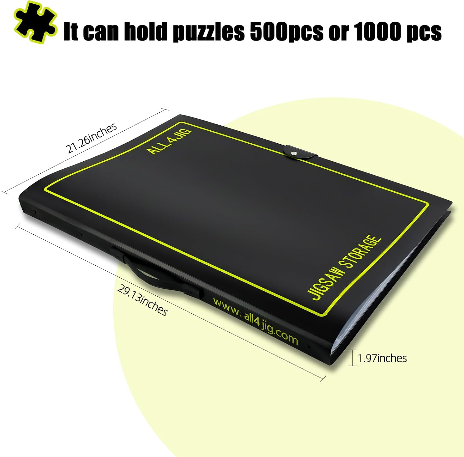 Puzzle Storage Folder for Adults, Holds 20 Puzzles W8340