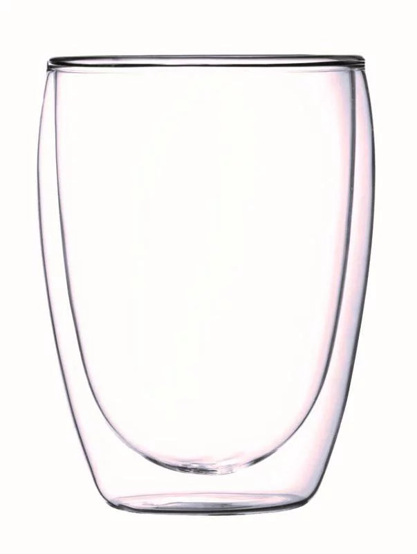 Double-Wall Clear Coffee Mug, 12 oz U921
