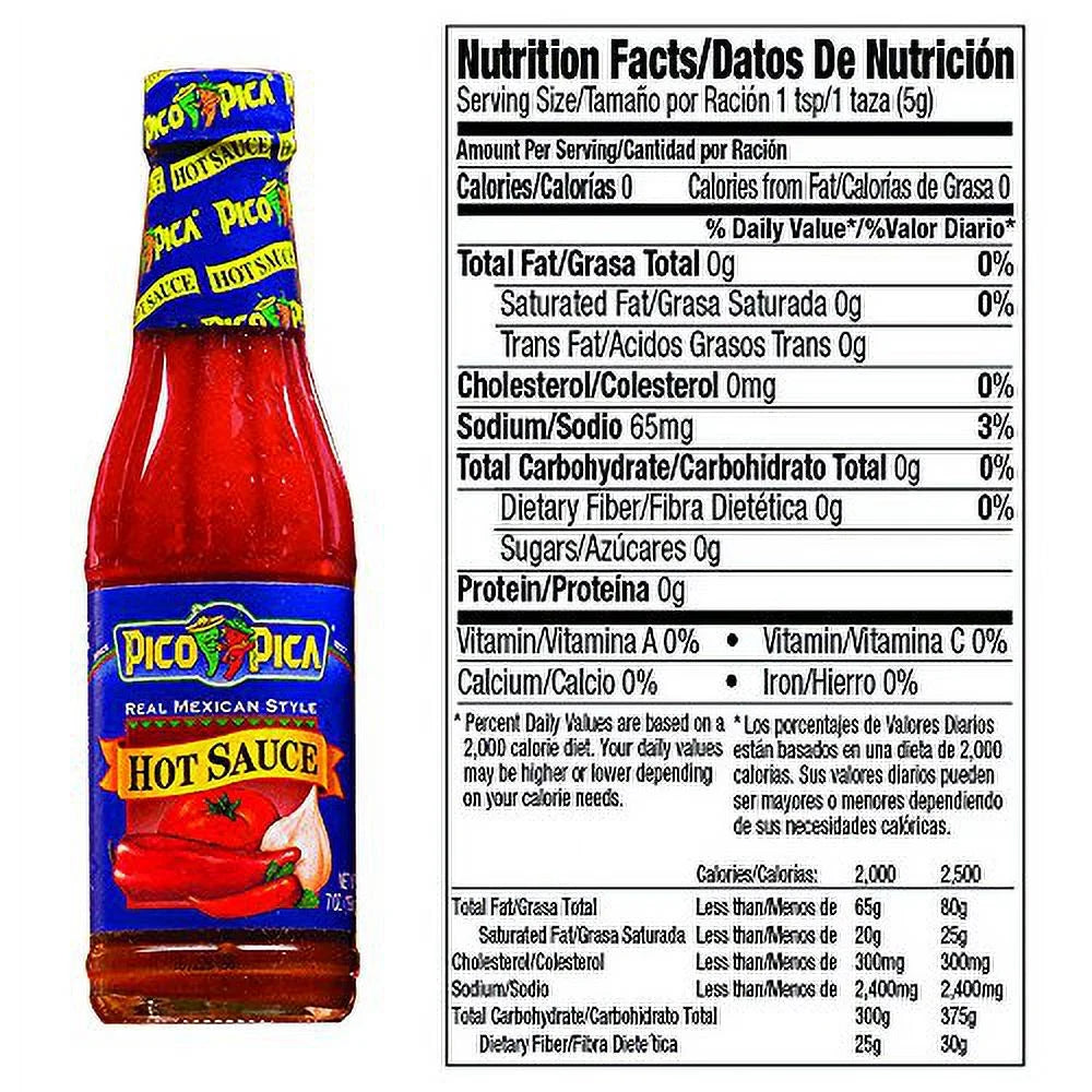 Mexican Hot Sauce 7 Oz (Pack of 6) R6039