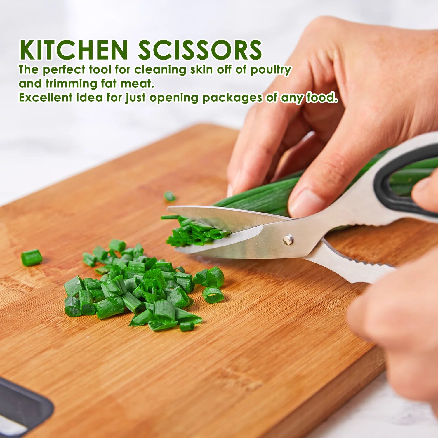 High Carbon Stainless Steel Kitchen Knife Set, 14 Pieces with Acrylic Stand W999304
