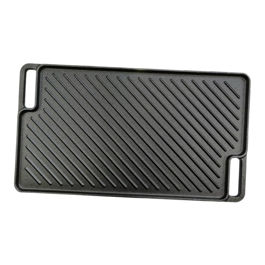 Reversible Cast Iron Griddle for Stovetop BBQ Q864399