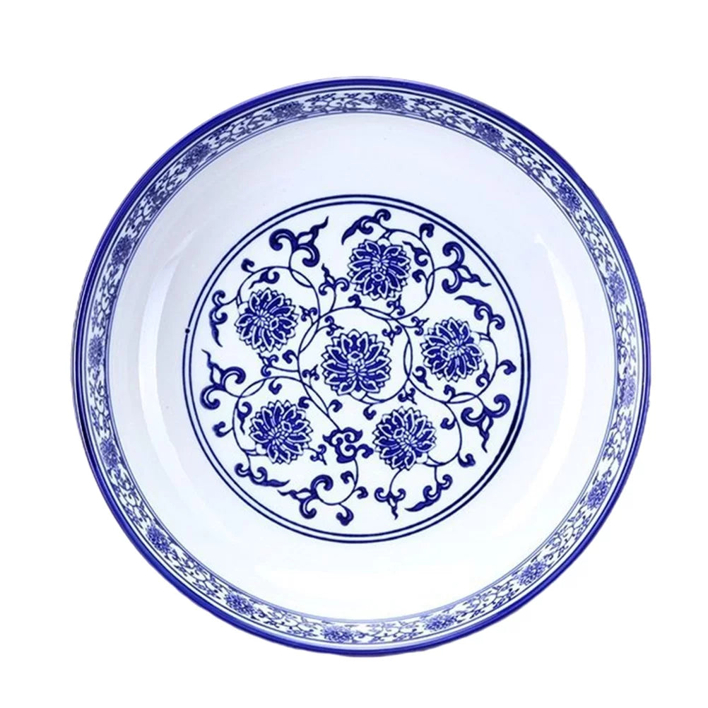 Blue and White Porcelain Ceramic Bowl H741