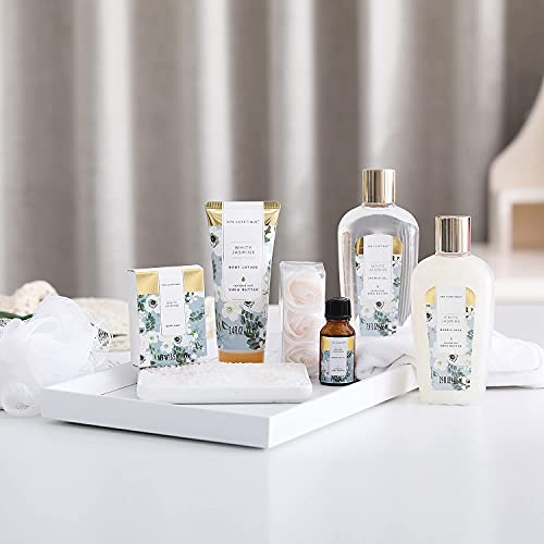 Spa Gift Baskets for Women with Lavender Bath Set Q6552