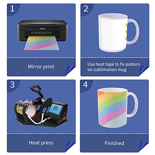 Sublimation Mugs Blank 11 oz - 12 Pack K8999