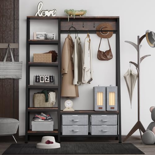 Sheet Organizers and Storage, 6 Pack, Foldable, Fits Queen and King, Grey T35393