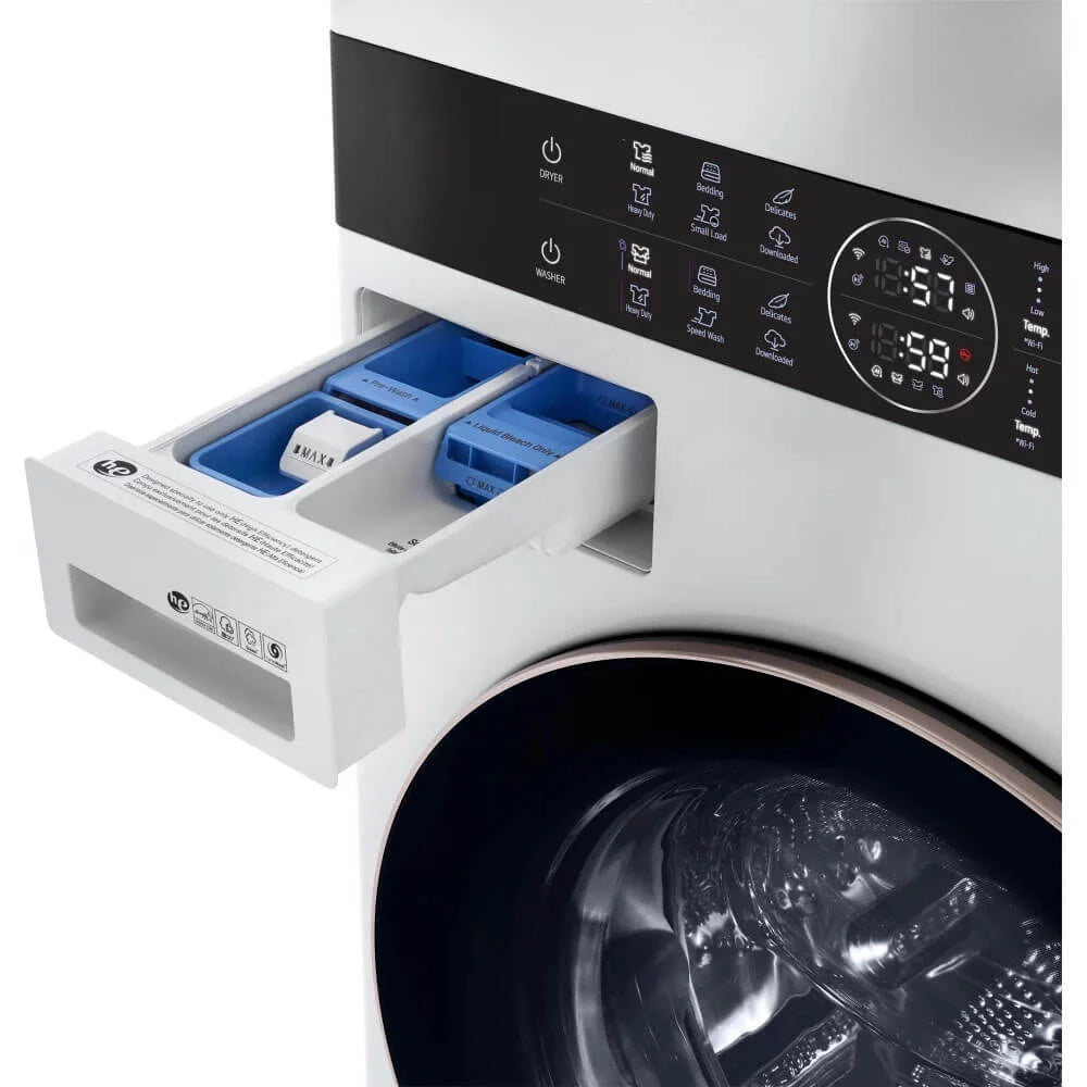 Combination Washer Electric Dryer Gray Q73823