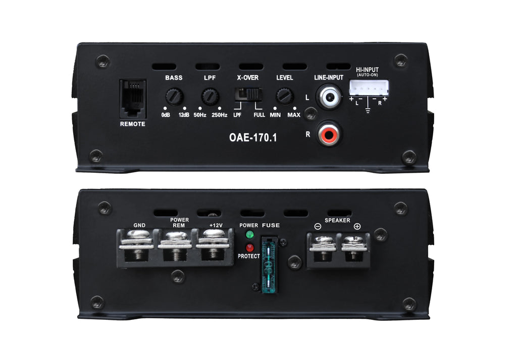 Car Audio Subwoofer Amplifier - Monoblock, Class A/B, 340W N3823